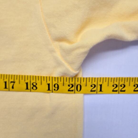 Vintage Mexican Restaurant & Bakery Polo Medium Embroidered Logo Yellow Shirt - Picture 9 of 10